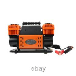 Labwork 12V Heavy Duty Dual Cylinder Portable Inflator For Truck Tires RV