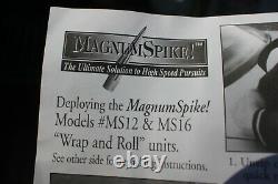 Magnum Spike MS16 16' Heavy Duty Tire Spike Strip Kit New in Bag Complete $250