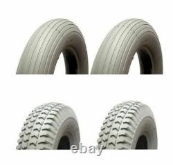 Mobility Scooter Puncture Proof Tyres 300-4 -260x85 Full set solid scooter tyres