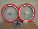 New 20'' Heavy Duty Spokes Aluminum Bicycle Rim Set With Tires, Tubes & Liners