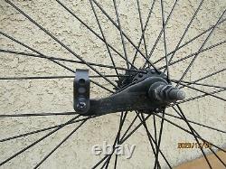 New 26'' Heavy Duty Spokes Black Bicycle Rim Set, For Cruiser