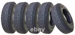 New 8-14.5 8x14.5 Heavy Duty Highway Trailer Tire 14PR LR G- 11067 Set 5