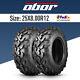 Obor Riple Set 2 Atv Utv Tires 25x8r12 25x8x12 6pr All Terrain Heavy Duty Tyres