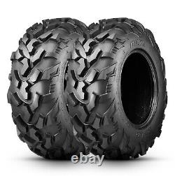 OBOR Riple SET 2 ATV UTV Tires 25x8R12 25x8x12 6PR All Terrain Heavy Duty Tyres