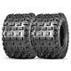 Obor Set 2 20x11-8 Atv Tires 20x11x8 6pr Utv All Terrain Tyre Heavy Duty Tubeles