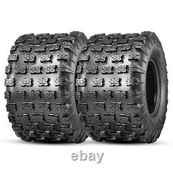 OBOR Set 2 20X11-8 ATV Tires 20X11X8 6PR UTV All Terrain Tyre Heavy Duty Tubeles