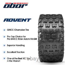 OBOR Set 2 20X11-8 ATV Tires 20X11X8 6PR UTV All Terrain Tyre Heavy Duty Tubeles