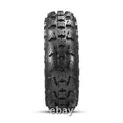 OBOR Set 4 22x7-10 20x11-9 ATV Tires 6Ply Heavy Duty Tubeless Replacement Tyres