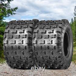 Obor Set 2 ATV Tires 20x11-9 6Ply 20x11x9 Heavy Duty Quad Replace Tubeless Tire