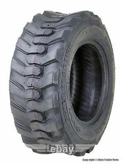 One SuperGuider Heavy Duty 12-16.5/12PR SKS1 Skid Steer Tire Bobcat withRim Guard