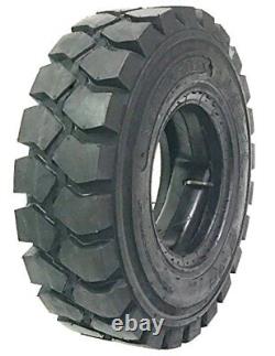 One Zeemax Heavy Duty 7.00-12 /12TT Forklift Tires withTube Flap Rim Guard