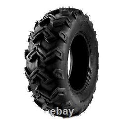 Pair 25x8-12 ATV Tires 6Ply UTV Tire 25x8x12 Heavy Duty MUD All Terrain Rubber