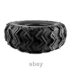 Pair 25x8-12 ATV Tires 6Ply UTV Tire 25x8x12 Heavy Duty MUD All Terrain Rubber