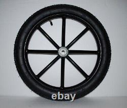 Pair Horse Carriage Rubber Tire for Cart Gig Pneumatic Wheels Rim-Tire 16-2.50