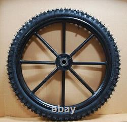 Pair Horse Carriage Rubber Tire for Cart Gig Pneumatic Wheels Rim-Tire 21-2.75