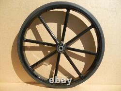 Pair Horse Carriage Solid Rubber Tires for Mini or Small Pony Cart-21 Inches