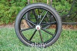 Pair Horse Cart Motorcycle Tire and Rim 2.50-18, 5/8 or 3/4 Axle NIB