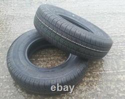 Pair of 145x10 8 Ply Radial Wanda 84N Heavy Duty Trailer Tyres