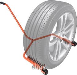 Protable Tire Dolly with Adjustable Wheel Dolly for Garage Workshop Heavy Duty