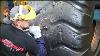 Quick Replacement Of Car Tires With Machinery Giant Tractor Tire Repair Repair Patch