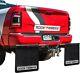 Rock Tamerst Heavy-duty Adjustable Mud Flap System For 2 Hitch Black, Stainless