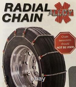 SCC 12x16.5 NHS TRACTOR LOADER 13.34mm COMMERCIAL MANGANESE CABLE TIRE CHAINS