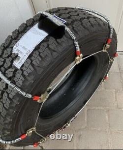 SCC COMMERCIAL 33X12.50R20LT 33X12.50R22LT 13.34mm MAGANESE CABLE TIRE CHAINS