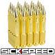 Sickspeed 20 Pc 24k Gold 150mm Long Spiked Steel Extended Lug Nuts 14x1.5