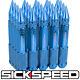 Sickspeed 20 Pc Blue 150mm Long Spiked Steel Extended Lug Nuts 12x1.5 L07