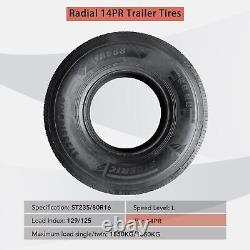 ST235/80R16 14Ply All Steel Trailer Tires Heavy Duty Premium Trailer Radial Tire