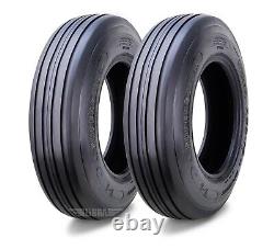 SUPERGUIDER Heavy Duty 7.6L-15 Rib Implement Tire I-1 Pattern 8 Ply Set 2 16007