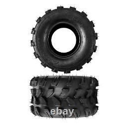 Set 2 18x9.50-8 18x9.5x8 Lawn Mower Tires 4Ply Heavy Duty Tubeless Replace Tyres