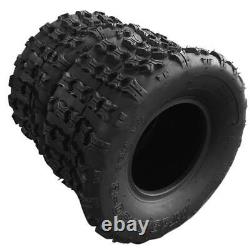 Set 2 18x9.50-8 4Ply Tires Tubeless Heavy Duty 18x9.5x8 For Tractor Lawn Mower