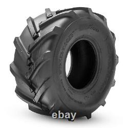 Set 2 18x9.50-8 Lawn Mower Tires 18x9.5x8 4Ply Heavy Duty Tubeless Deep Lug Tyre