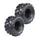 Set 2 18x9.50-8 Lawn Mower Tires Heavy Duty 4 Pr 18x9.5-8 Tubeless Tractor Tyres
