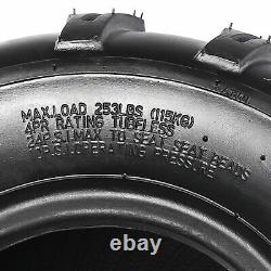 Set 2 18x9.50-8 Lawn Mower Tires Heavy Duty 4 PR 18x9.5-8 Tubeless Tractor Tyres