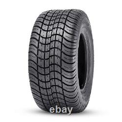 Set 2 205/50-10 Golf Cart Tires 4Ply 205/50/10 Tubeless Replace Tyres Heavy Duty