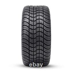 Set 2 205/50-10 Golf Cart Tires 4Ply 205/50/10 Tubeless Replace Tyres Heavy Duty