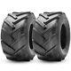 Set 2 20x10.00-8 Lawn Mower Tires 20x10-8 4pr Heavy Duty Tubeless Deep Lug Tyre