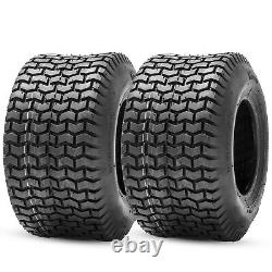 Set 2 20x10.00-8 Lawn Mower Tires 4PR Heavy Duty 20x10x8 Garden Tractor Tubeless