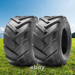 Set 2 20x10-8 Lawn Mower Tires 4Ply Heavy Duty 20x10x8 Garden Tractor Tire Tyres