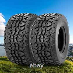 Set 2 23x11-10 ATV Tires Golf Cart 23x11x10 23x11 10 Heavy Duty 6Ply Tubeless