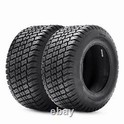 Set 2 23x9.5-12 Lawn Mower Tires 4Ply 23x9.5x12 Heavy Duty Replacement Tyres