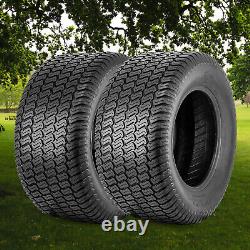 Set 2 23x9.50-12 Lawn Mower Tires 23x9.5x12 4PR Tubeless Tractor Tire Heavy Duty