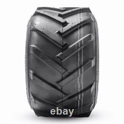 Set 2 24x12-12 Lawn Mower Tires 24x12x12 4PR Heavy Duty Tubeless Lug Replacement