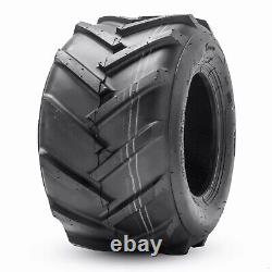 Set 2 24x12-12 Lawn Mower Tires 24x12x12 4PR Heavy Duty Tubeless Lug Replacement