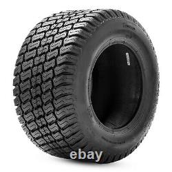 Set 2 24x12-12 Lawn Mower Tires 4 Ply 24x12x12 Turf Tyre Heavy Duty Tubeless