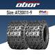 Set 2 6pr Atv Tires 20x11-9 20x11x9 Heavy Duty Tubeless Replace Tyre All Terrain