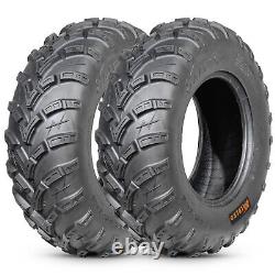 Set 2 ATV Tires 25x8-12 25x8x12 Front UTV All Terrain Mud Tire Heavy Duty 6PR