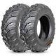 Set 2 Atv Tires 25x8-12 25x8x12 Front Utv All Terrain Mud Tire Heavy Duty 6pr